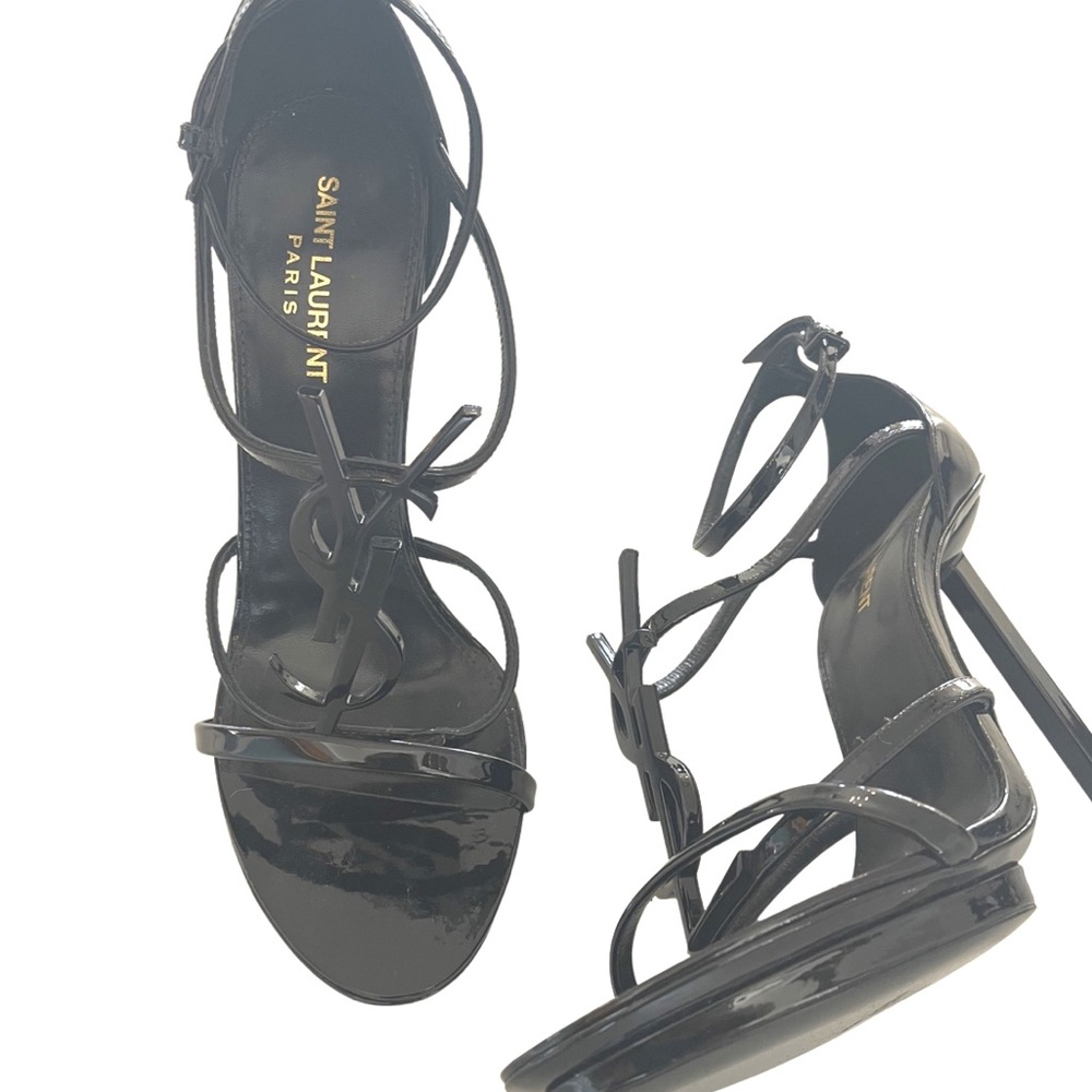 YSL black high heels brand new